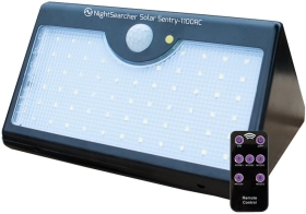 NightSearcher SolarSentry 1100 Lumen Solar Powered Security Light