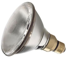 This is a 120W 26-27mm ES/E27 Reflector/Spotlight bulb that produces a Diffused light which can be used in domestic and commercial applications