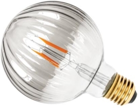 Prolite 4 Watt LED Filament Clear Pumpkin Dimmable Light Bulb (Very Warm White)