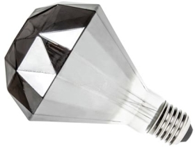 Prolite 4 Watt LED Filament Electroplated Diamond Dimmable Light Bulb (Very Warm White)