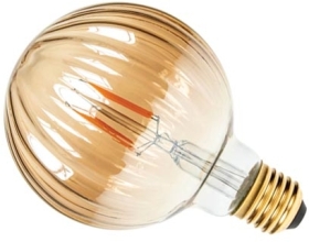 Prolite 4 Watt LED Filament Gold Pumpkin Dimmable Light Bulb (Very Warm White)