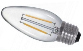 Prolite LED Filament 3 Watt ES Candle Light Bulb (35 Watt Alternative)