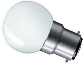 Prolite LED Golfball 1W BC Warm White (Pearl Finish - 10 Watt Alternative)