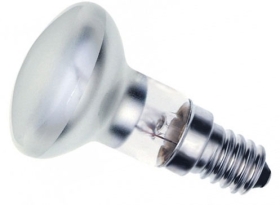This is a 40W 14mm SES/E14 Reflector/Spotlight bulb that produces a Diffused light which can be used in domestic and commercial applications