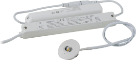 Robus DESMOND 1.5W Non-Maintained 37mm Emergency White LED Downlight with Corridor Lens