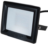 Robus Hilume Black Case 100W IP65 Warm White LED Floodlight