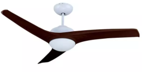 V-Tac 52" Brown Ceiling Fan with Remote Control