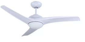 V-Tac 52" White Ceiling Fan with Remote Control