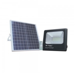 V-Tac 60W IP65 Solar LED Floodlight 1650Lm 4000K Cool White (2 Year Warranty)
