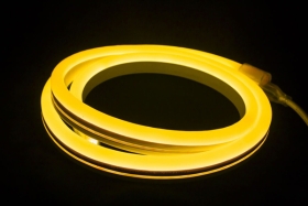 V-Tac IP65 (Indoor & Outdoor Use) 10m LED Neon Flex Yellow (Complete Kit inc. Driver) 8 Watts per Me