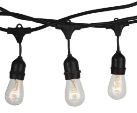 V-Tac IP65 LED Festoon String Light 15 Metres with 15 LED Bulbs Cool White