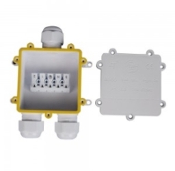 V-Tac IP68 White Water Proof Terminal Block for Cable Diameter 8-12mm