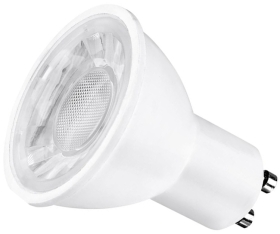 This is a 5 W GU10 Reflector/Spotlight bulb that produces a Warm White (830) light which can be used in domestic and commercial applications