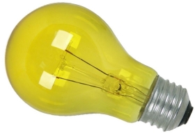 This is a 15W 26-27mm ES/E27 Standard GLS bulb that produces a Yellow light which can be used in domestic and commercial applications