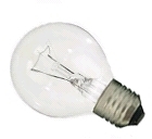 This is a 15W 26-27mm ES/E27 Golfball bulb that produces a Clear light which can be used in domestic and commercial applications