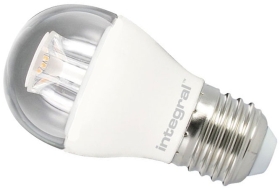 This is a 6.5 W 26-27mm ES/E27 Golfball bulb that produces a Warm White (830) light which can be used in domestic and commercial applications