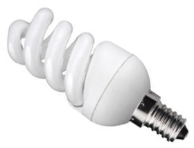 This is a 9 W 14mm SES/E14 Spiral bulb that produces a Cool White (840) light which can be used in domestic and commercial applications