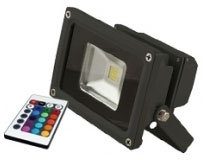 This is a 10 W Flood Light bulb that produces a RGB light which can be used in domestic and commercial applications