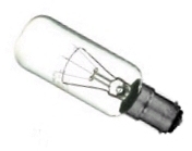 This is a 10W 15mm Ba15d/SBC Tubular bulb which can be used in domestic and commercial applications