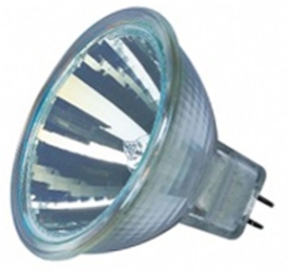 This is a 35 W GX5.3/GU5.3 Reflector/Spotlight bulb that produces a Warm White (830) light which can be used in domestic and commercial applications