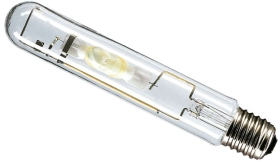 This is a 400W 39-40mm GES/E40 Tubular bulb that produces a Cool White (840) light which can be used in domestic and commercial applications