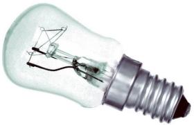 This is a 25W 14mm SES/E14 Pygmy bulb that produces a Clear light which can be used in domestic and commercial applications