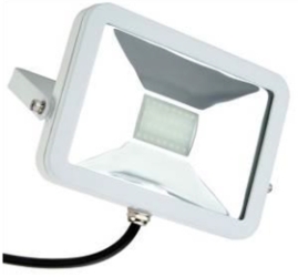 This is a 10 W Flood Light bulb that produces a Daylight (860/865) light which can be used in domestic and commercial applications