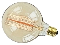This is a 60 W 26-27mm ES/E27 Squirrel Cage bulb that produces a Warm White (830) light which can be used in domestic and commercial applications