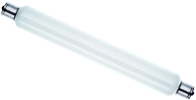 S15 Linear Strip Light Bulbs 12x 60W 221mm Opal Double Ended Cap Tubular Lamp 