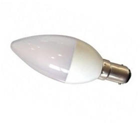 tp24 5W Frosted SBC/B15 LED Candle Bulb Warm White (40W Equivalent)