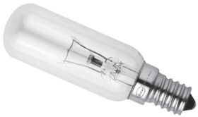 This is a 40W 14mm SES/E14 Tubular bulb that produces a Clear light which can be used in domestic and commercial applications