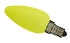 This is a 15W 14mm SES/E14 Candle bulb that produces a Yellow light which can be used in domestic and commercial applications