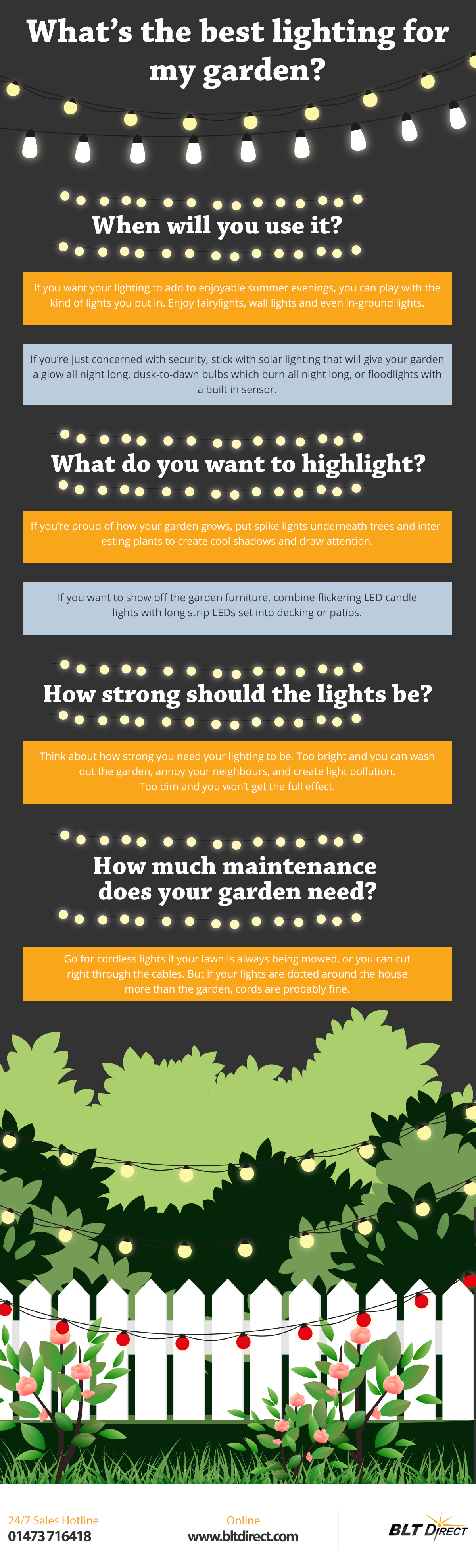 garden lighting