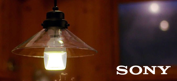 Sony LED Speaker Light Bulb In A Fitting