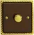 1 Gang 2-Way Push-on Push-off Classic Dimmer suitable for 1-10 LEDs (Antique Georgian)