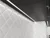 1 Metre Recessed White LED Profile P6 (15mm x 7.65mm)