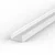 1 Metre Recessed/Surface White LED Profile P4 (15mm x 7mm)