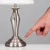 Pair of MiniSun Traditional Wrought Touch Table Lamps Chrome & White