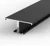 2 Metre T Shaped Black LED Profile P9 (40mm x 18mm)