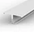 2 Metre T Shaped White LED Profile P9 (40mm x 18mm)