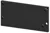 Black Aluminum End Cap Without Hole Profile P23-6