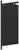 Black Aluminum End Cap Without Hole Profile P26-2 Right Side
