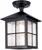 Elstead Lighting Outdoors IP43 E27 Winchester 1 Light Porch Lantern in Black