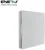 Ener-J 2 Gang Wireless Kinetic Eco Range Switch Silver