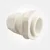 Eterna IP68 White 20mm TRS Gland with Locking Nut