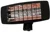 Forum Lighting IP24 2.1KW Blaze Wall Mounted Patio Heater in Black