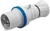 Gewiss 32A IP44 IEC309 2P+E Blue Industrial Plug with Screw Terminal 230V