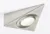 Knightsbridge Brushed Chrome 230V Cool White LED Triangular Under Cabinet Light