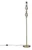 MiniSun Pembroke Double Twist Two-Tone Floor Lamp Antique Brass