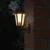 Eterna IP44 Black Full Lantern with 110 Degree PIR Sensor (Requires 60W Max ES Lamp)